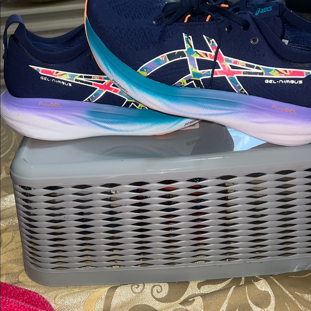 NEW ASICS Gel-Nimbus 25 Lite-Show Navy Blue Men’s Sz 10 (NWT/NWOB) 1011B619-300 - Picture 15 of 15